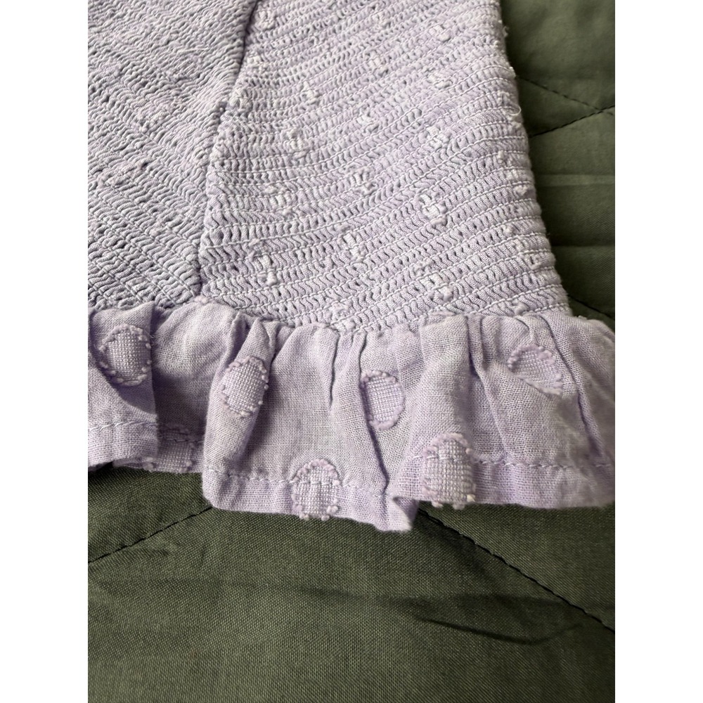 Urban Outfitters Camisole Top Womens M Lavender Smocked Adjustable Straps - Picture 4 of 9